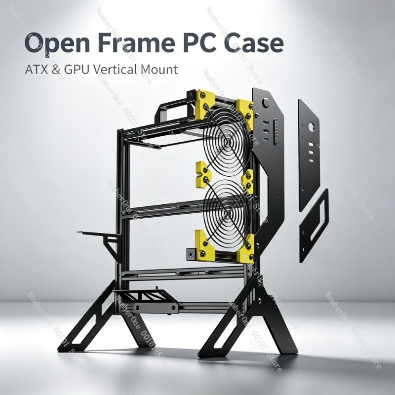 DIY Obudowa komputerowa ATX z  – Aluminum Open Frame Test Bench Water Cooling recenzja i cena